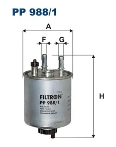 Фільтр палива PP9881 FILTRON