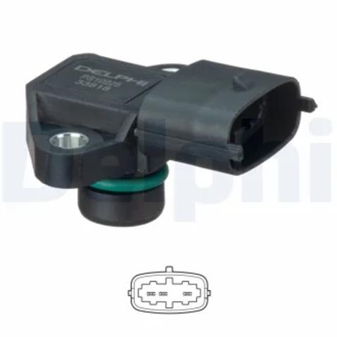Датчик тиску наддуву турбіни PS10225 DELPHI