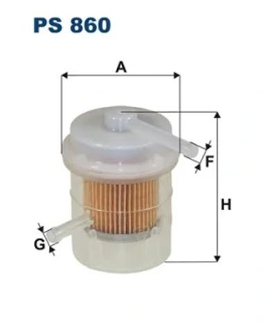 Фільтр тонкого очищення палива PS860 FILTRON