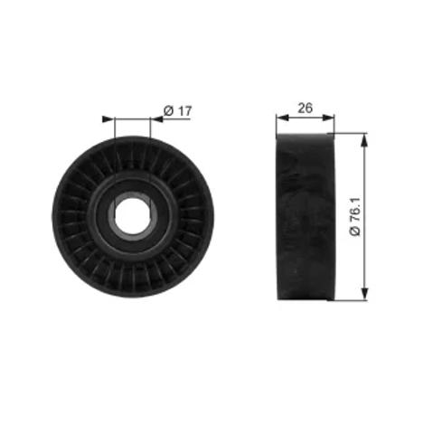 Ролик натяжителя ременя агрегатів T38015 GATES