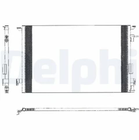 Радіатор системи охолодження кондиціонера TSP0225463 DELPHI