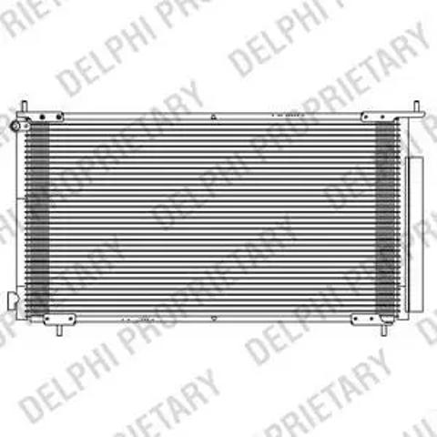 Радіатор охолодження кондиціонера TSP0225596 DELPHI