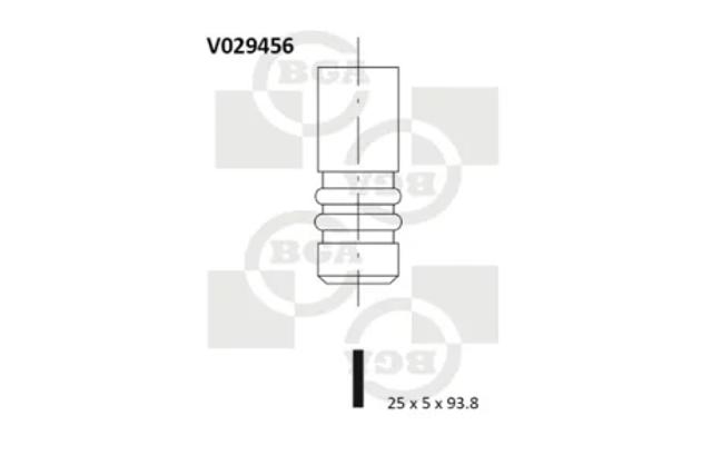 Клапан випускний V029456 BGA