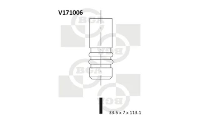 Клапана і штовхачі V171006 BGA