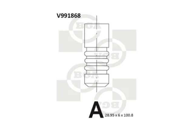 Клапан випускний V991868 BGA