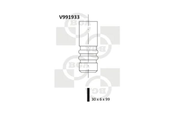 Клапан впускний V991933 BGA