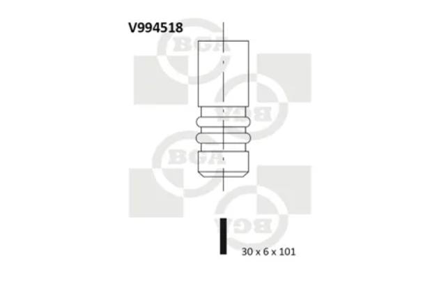 Випускний клапан двигуна V994518 BGA