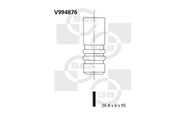 Клапан впускний V994876 BGA