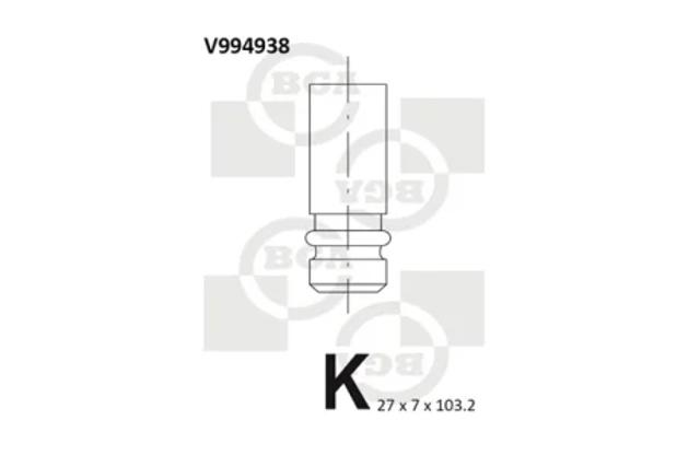 Вихлопний клапан V994938 BGA