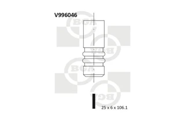 Вихлопний клапан V996046 BGA