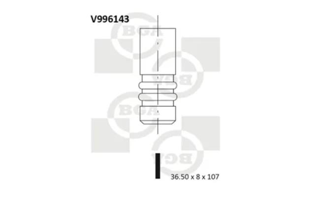 Клапана і штовхачі V996143 BGA