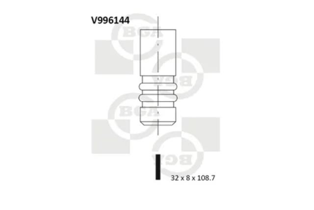 Випускний клапан двигуна V996144 BGA