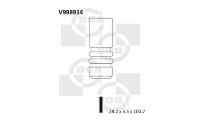 Клапан впускний V998914 BGA