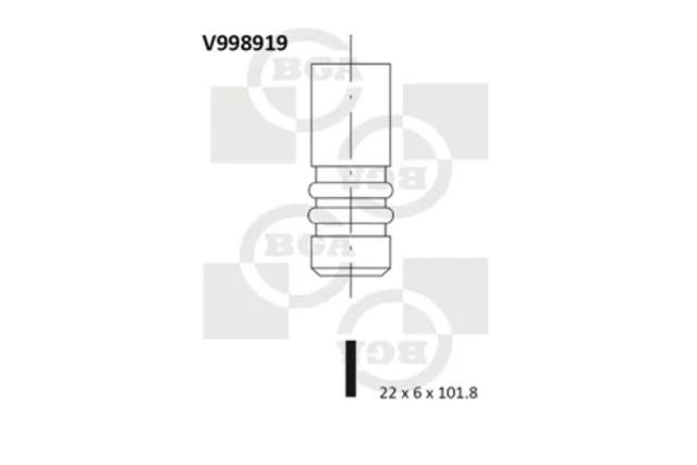 Клапан випускний V998919 BGA