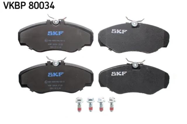 Колодки гальмівні передні, дискові VKBP80034 SKF