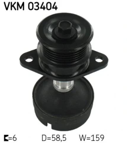 Інерційний шків VKM03404 SKF