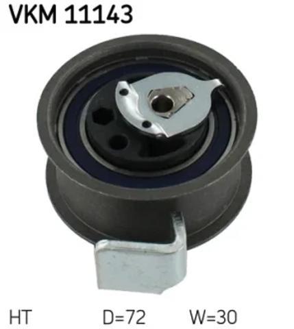 Ролик натяжителя ременя газорозподілу VKM11143 SKF