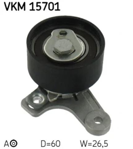 Ролик натяжителя ременя газорозподілу VKM15701 SKF