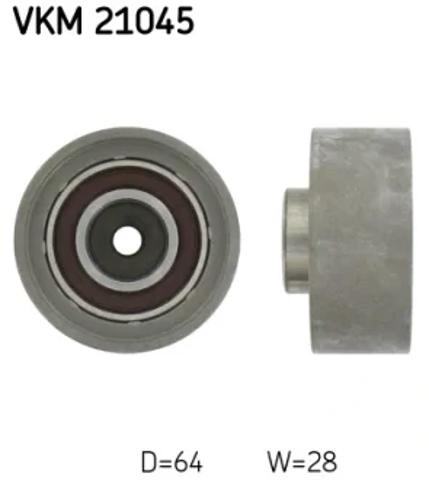 Ролик ременя ГРМ, паразитний VKM21045 SKF
