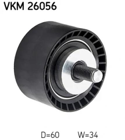 Ролик ременя ГРМ, паразитний VKM26056 SKF