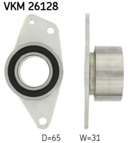 Паразитний провідний ролик VKM26128 SKF