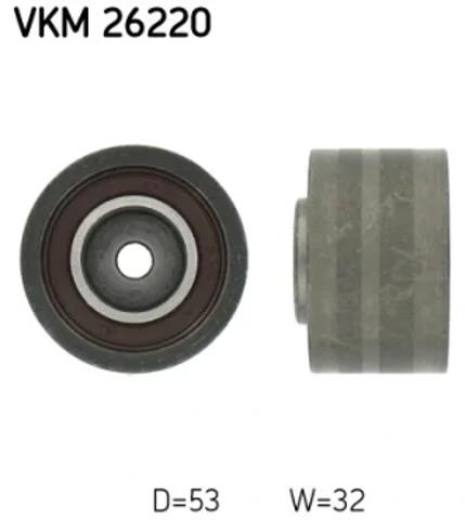 Ролик ременя ГРМ, паразитний VKM26220 SKF