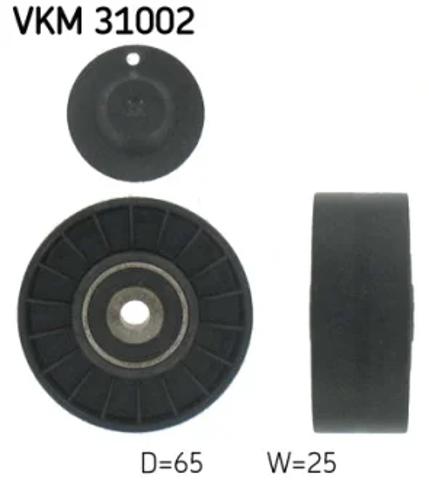 Ролик приводного ременя, паразитний VKM31002 SKF