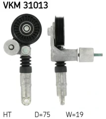 Натяжна планка поліклинового ременя VKM31013 SKF