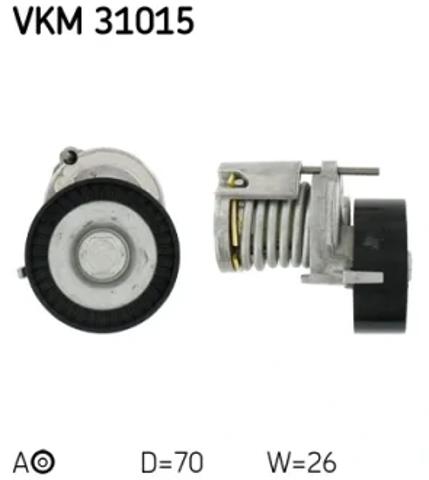 Натяжна планка поліклинового ременя VKM31015 SKF
