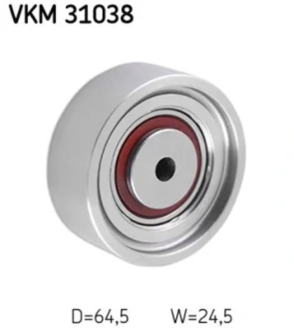 Ролик приводного ременя, паразитний VKM31038 SKF