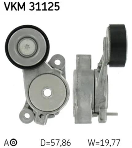 Натяжний ролик VKM31125 SKF
