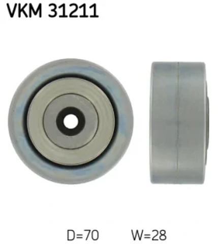 Ролик приводного ременя, паразитний VKM31211 SKF