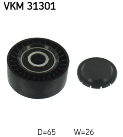 Ролик приводного ременя, паразитний VKM31301 SKF