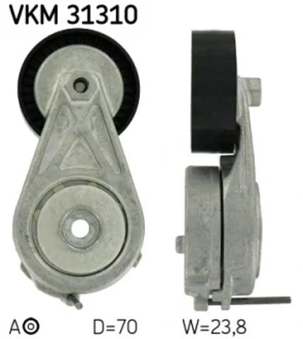 Натяжна планка поліклинового ременя VKM31310 SKF
