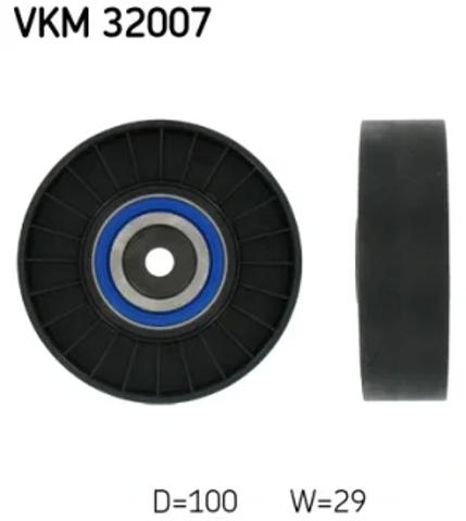 Ролик приводного ременя, паразитний VKM32007 SKF