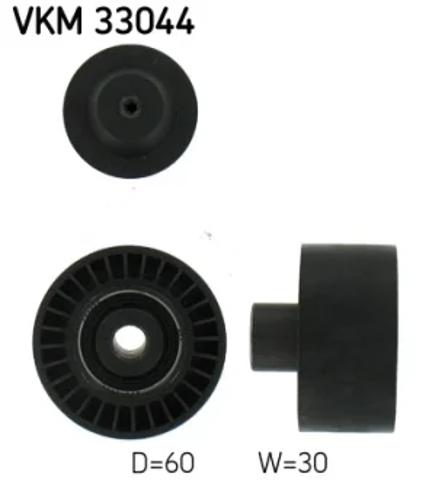 Ролик приводного ременя, паразитний VKM33044 SKF