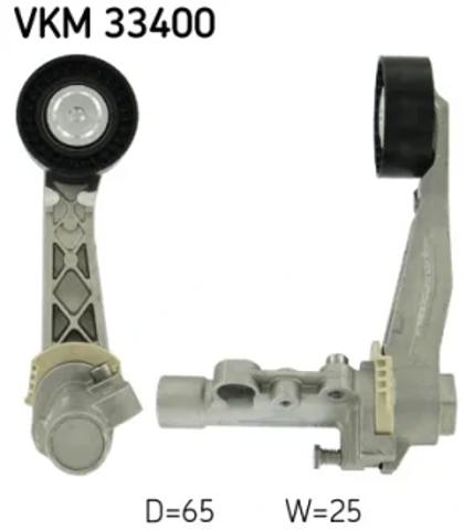 Натягувач приводного ременя VKM33400 SKF