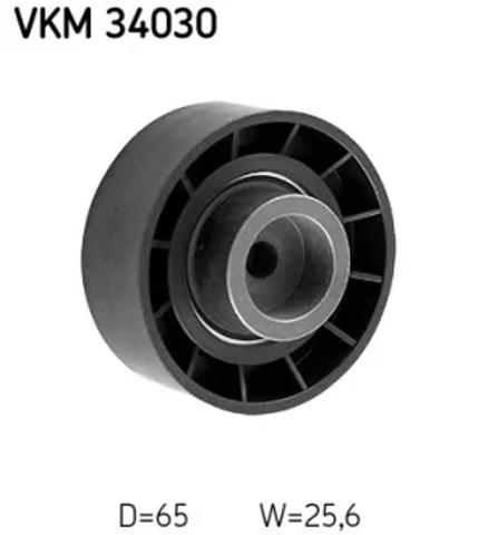Ролик приводного ременя, паразитний VKM34030 SKF
