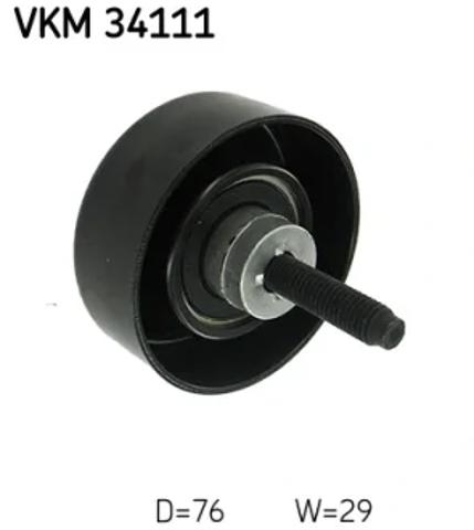 Ролик приводного ременя, паразитний VKM34111 SKF