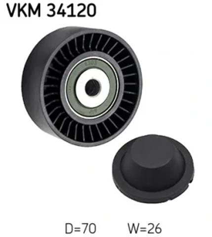 Ролик приводного ременя, паразитний VKM34120 SKF