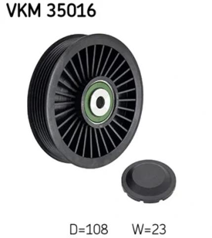 Ролик приводного ременя, паразитний VKM35016 SKF