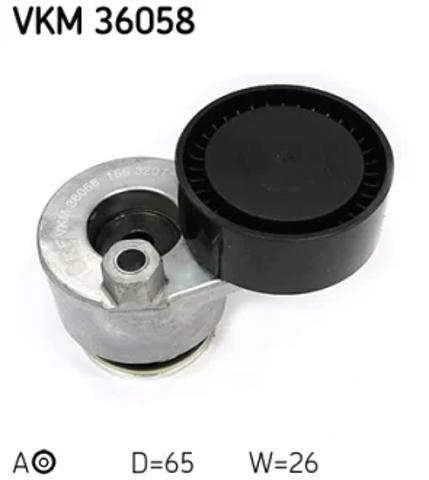Натягувач приводного ременя VKM36058 SKF