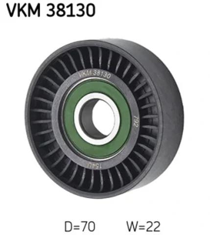 Ролик приводного ременя, паразитний VKM38130 SKF
