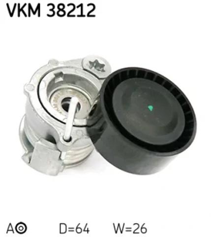 Ролик натяжителя ременя агрегатів VKM38212 SKF