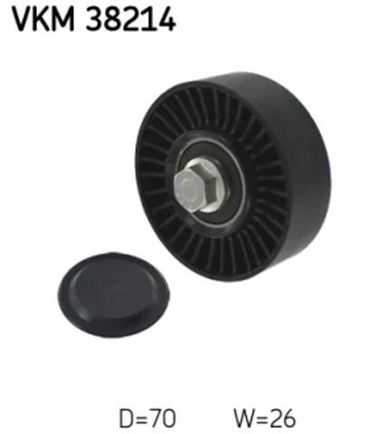 Ролик приводного ременя, паразитний VKM38214 SKF