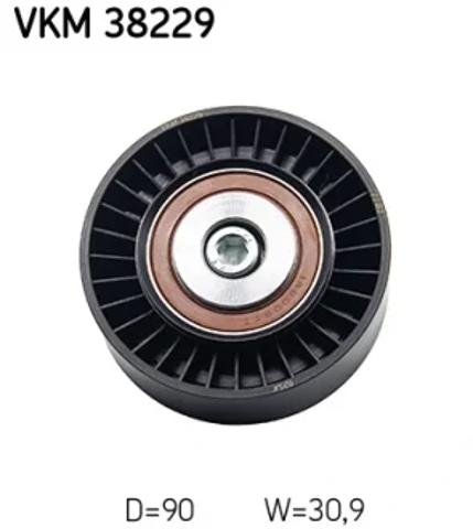 Ролик приводного ременя, паразитний VKM38229 SKF