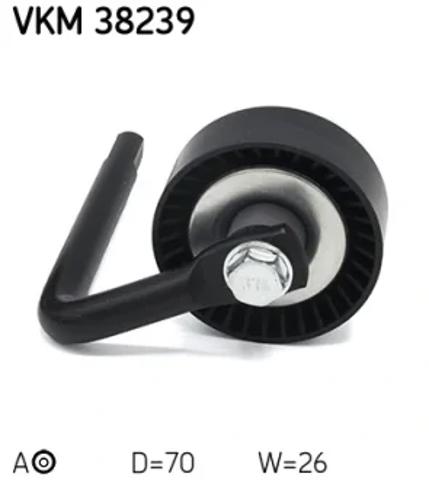 Ролик натяжителя ременя агрегатів VKM38239 SKF