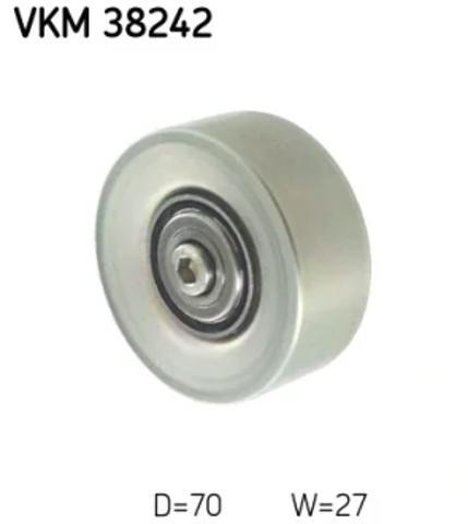 Ролик приводного ременя, паразитний VKM38242 SKF