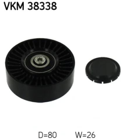 Ролик приводного ременя, паразитний VKM38338 SKF