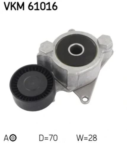 Ролик натягувача приводного ременя VKM61016 SKF